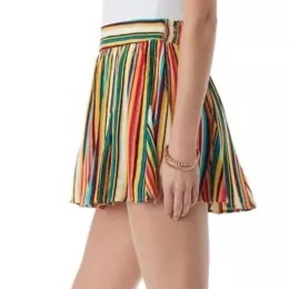 Jessica Simpson: Archer Skort, Torrid Striped, Full Mini Skirt, Small NWT - Picture 3 of 16